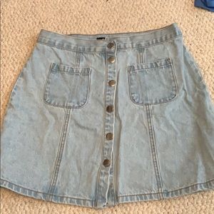 Denim skirt